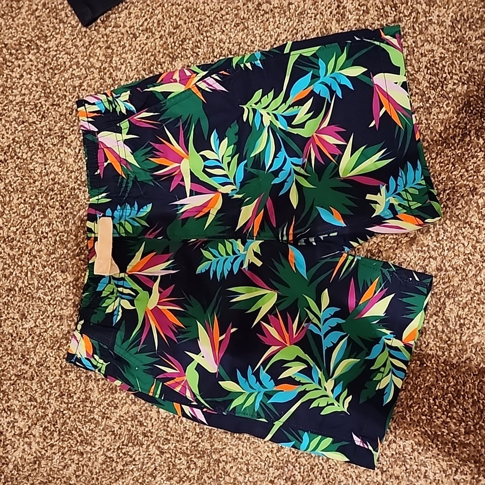 Lands End Small (6-7) Boys swim trunks